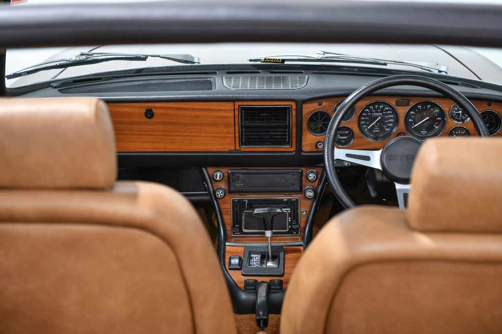 1977 Triumph Stag interior. 