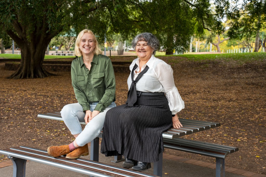 SharingStories Co-CEOs, Taz Miller and Pitta Pitta woman, Sharon Williams