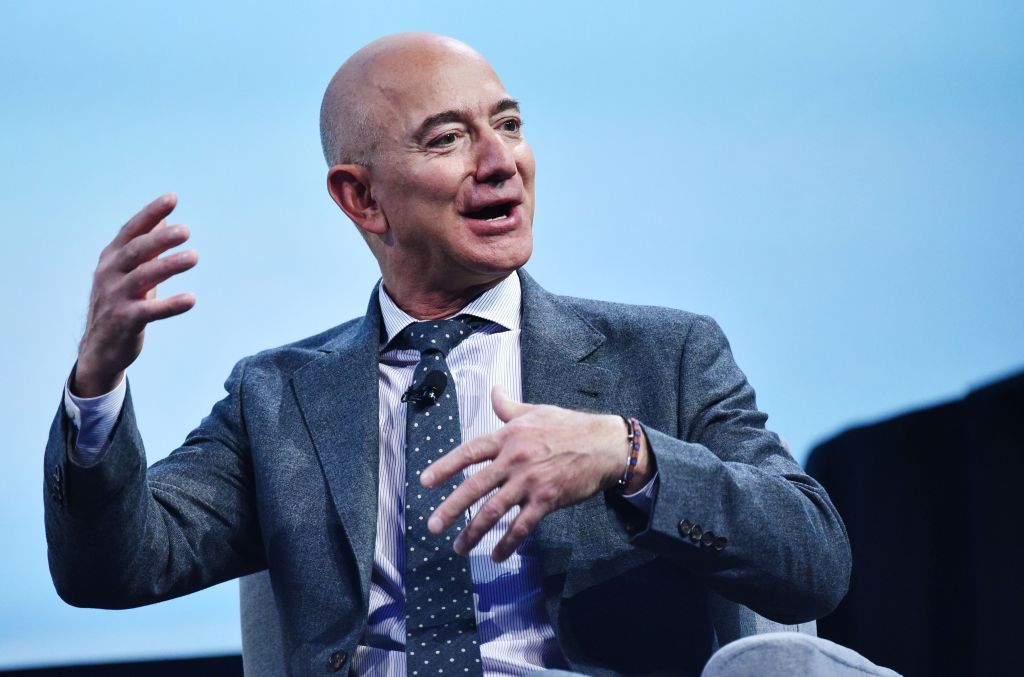 Bezos is the currently the world’s fourth richest person, worth an estimated $124 billion, according to Forbes. 