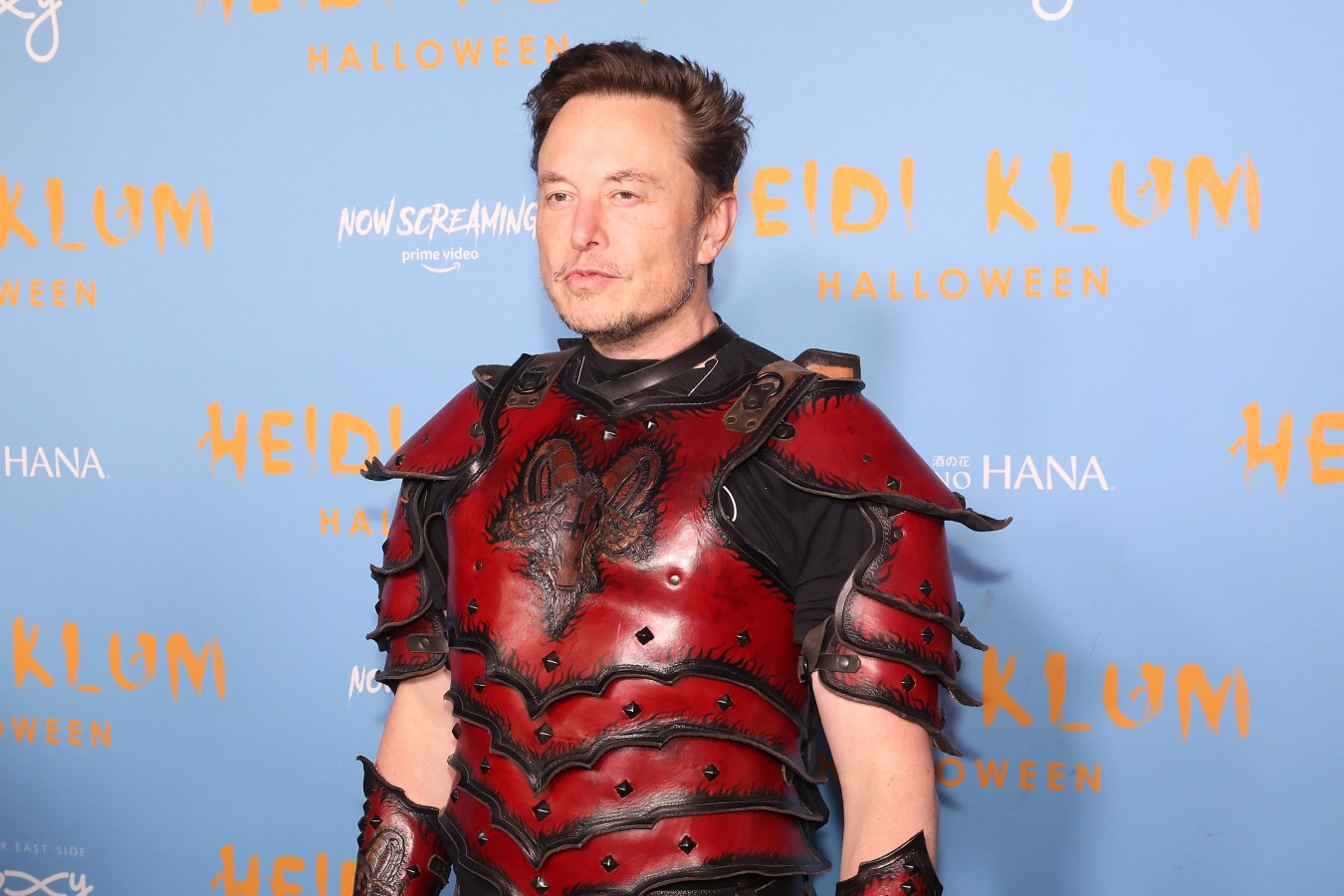 Elon Musk at Heidi Klum's Hallowe'en Party 2022