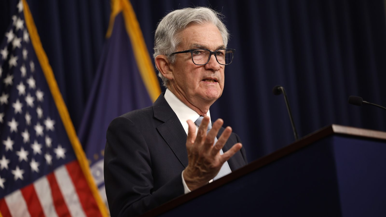 Fed Chair Jerome Powell Holds News Conference Following Federal Open Market Committee Meeting