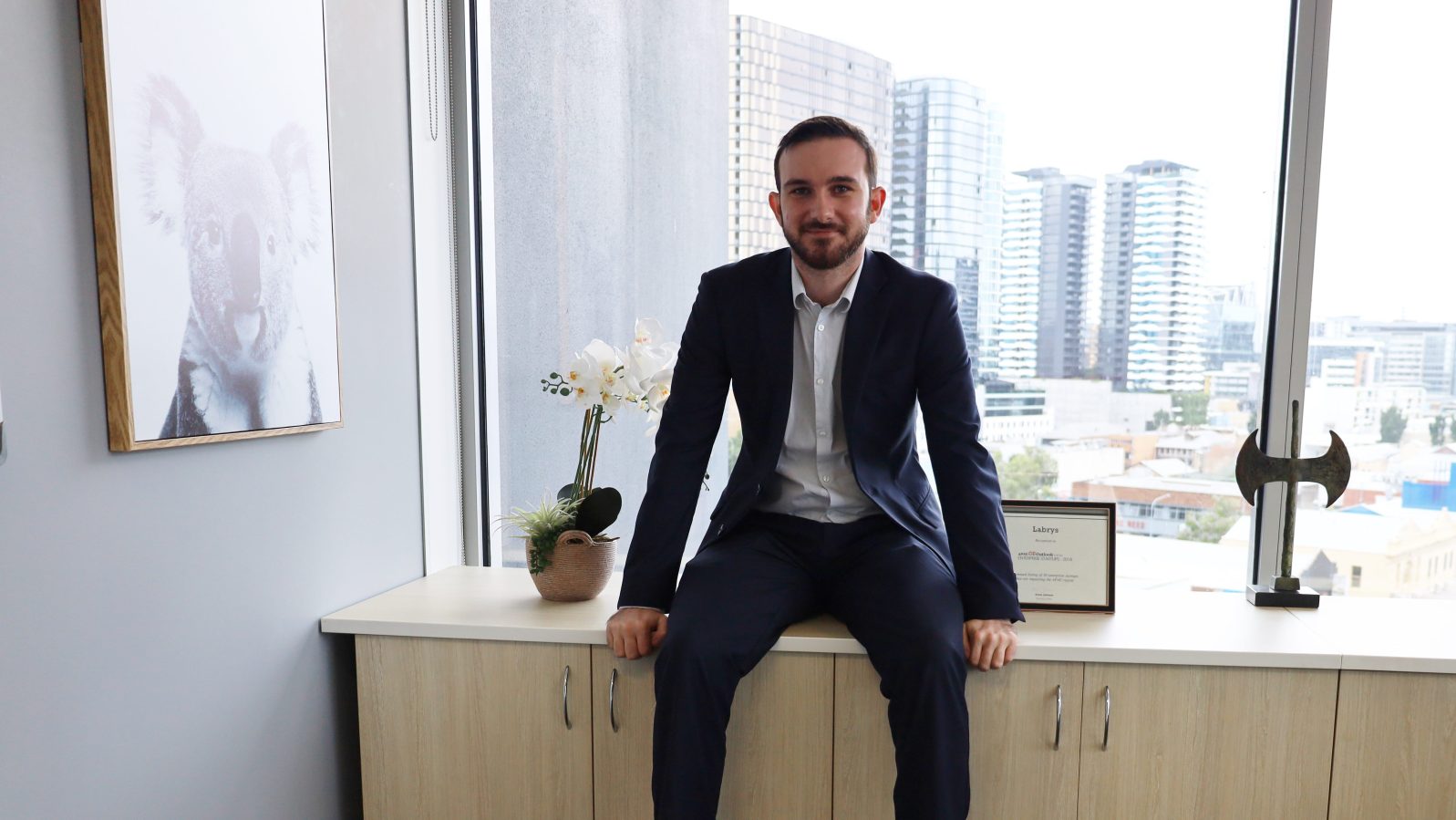 Lachlan Feeney founder and CEO of blockchain consultancy Labrys | Image source: Supplied