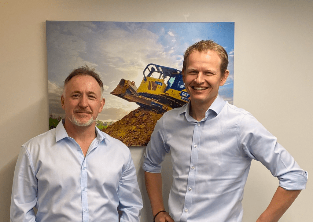 coaXion CEO Colin Armbruster and CTO Chris Maycock_office pic