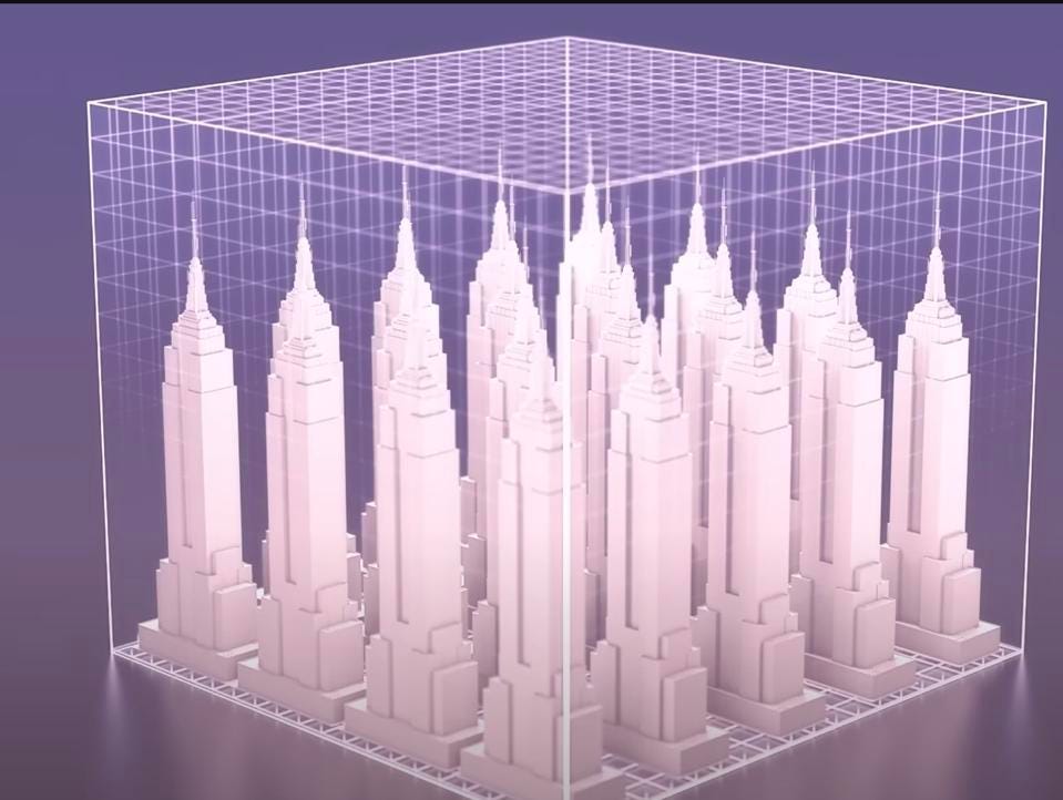  A digital rendering of a skyscraper in Saudi Arabia.