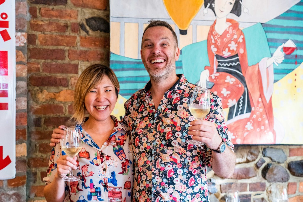 Kuzo Izakaya co-owners Eriko Pannam and Garath Rowlands | Source:  KGMG Creative
