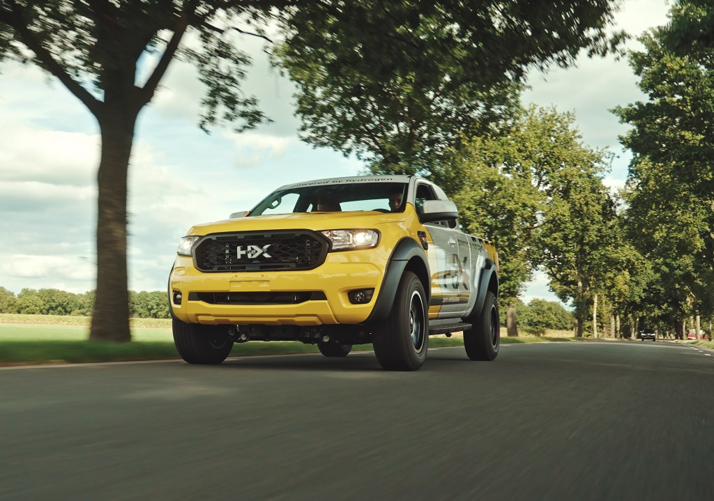 The world’s first hydrogen-powered pick-up truck, the Warrego. 