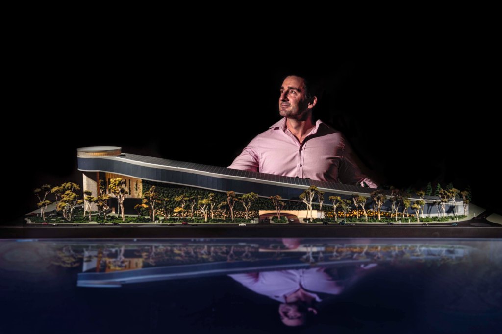 Peter Magnisalis doesn’t ski and has never done a solo property development, but is about to build Australia’s first indoor ski resort.