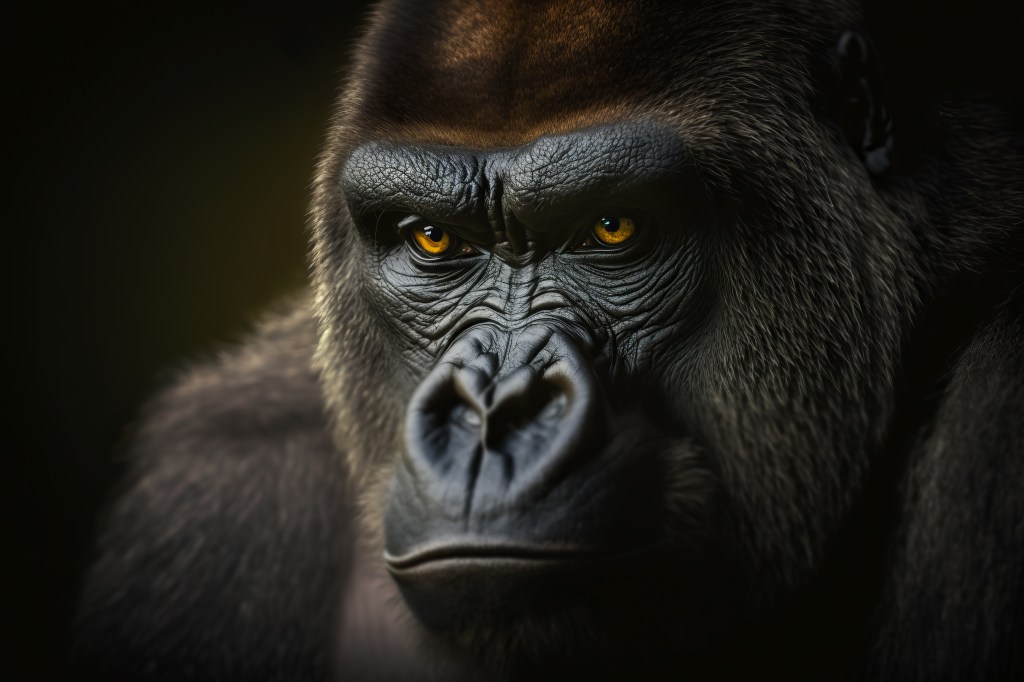 Who would win in a fight - one gorilla or 100 men?