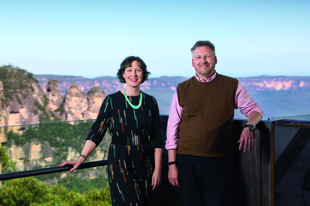 Scenic World's Anthea and David Hammon. | Images: Supplied