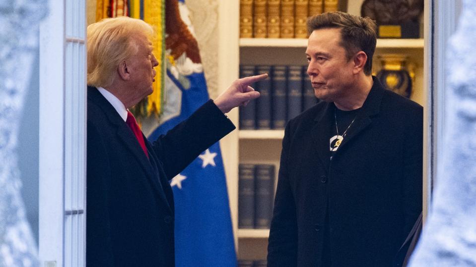 Shares of Tesla dropped by more than 14% on Thursday as the relationship between Elon Musk and President Donald Trump’s appeared to unravel