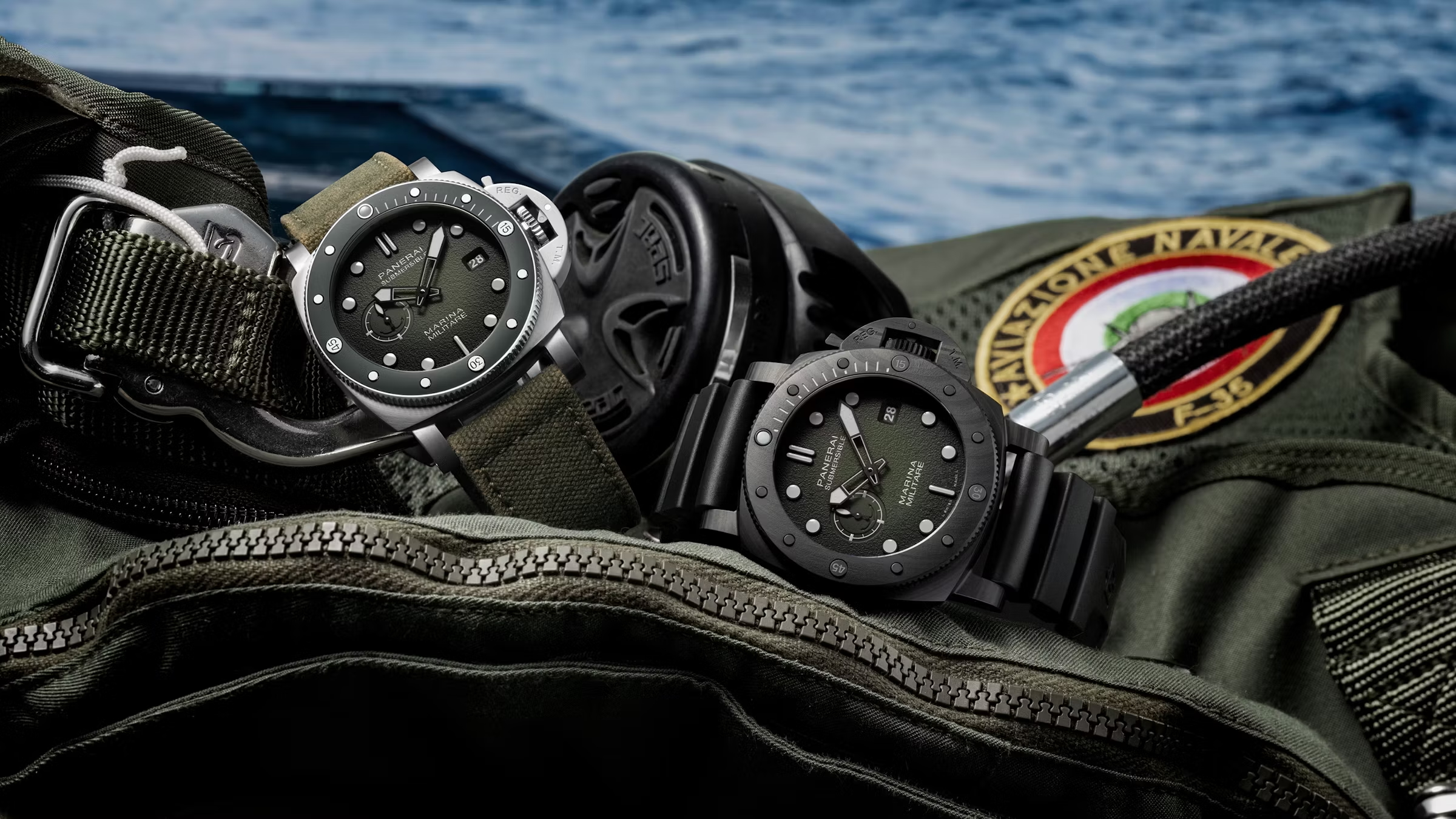 Panerai unveils two watches honouring the Italian Navy aviation branch