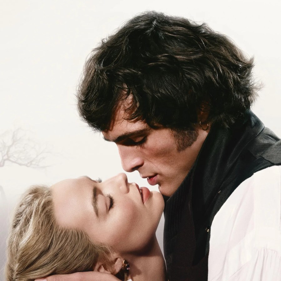Margot Robbie plays Catherine Earnshaw and Jacob Elordi plays Heathcliff