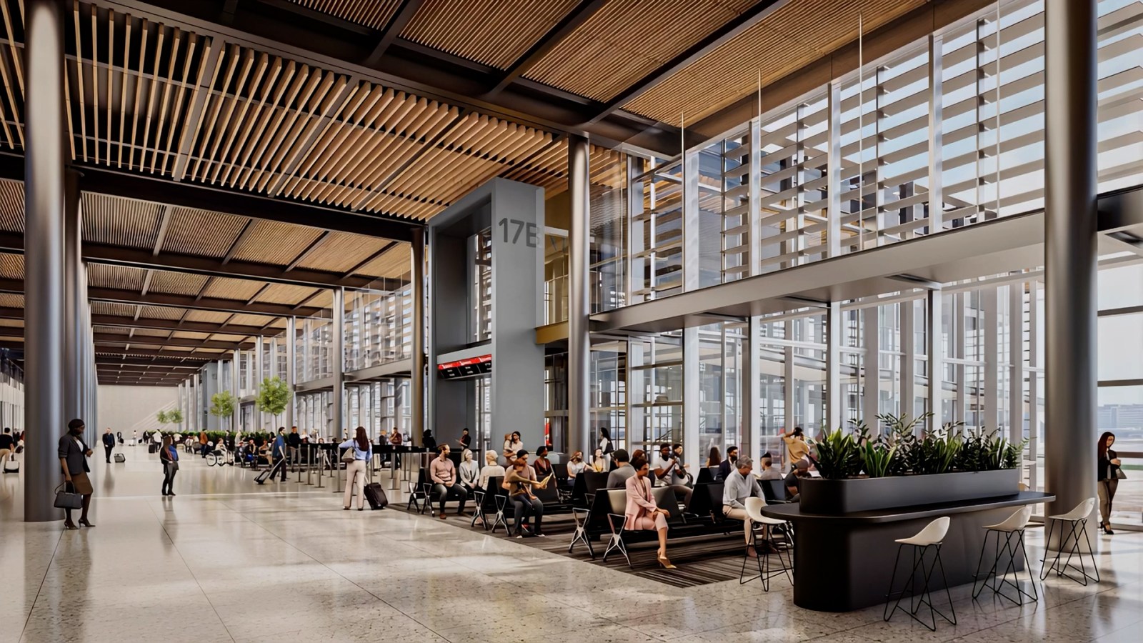 Planned new international gates as part of the T2 and T3 terminal expansion. Image: Sydney Airport