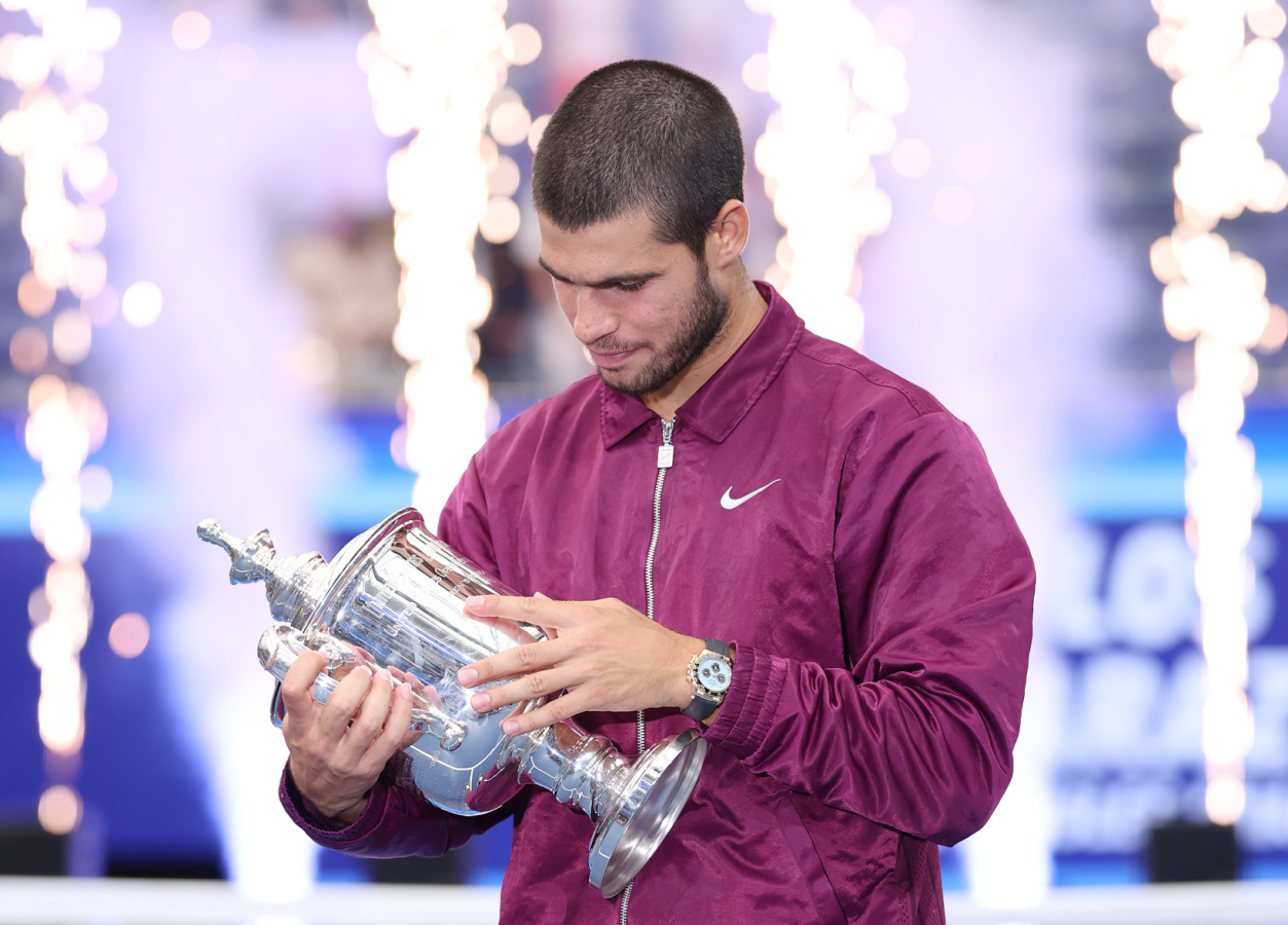 Carlos Alcaraz is back on top, winning the 2025 US Open. Image: US Open