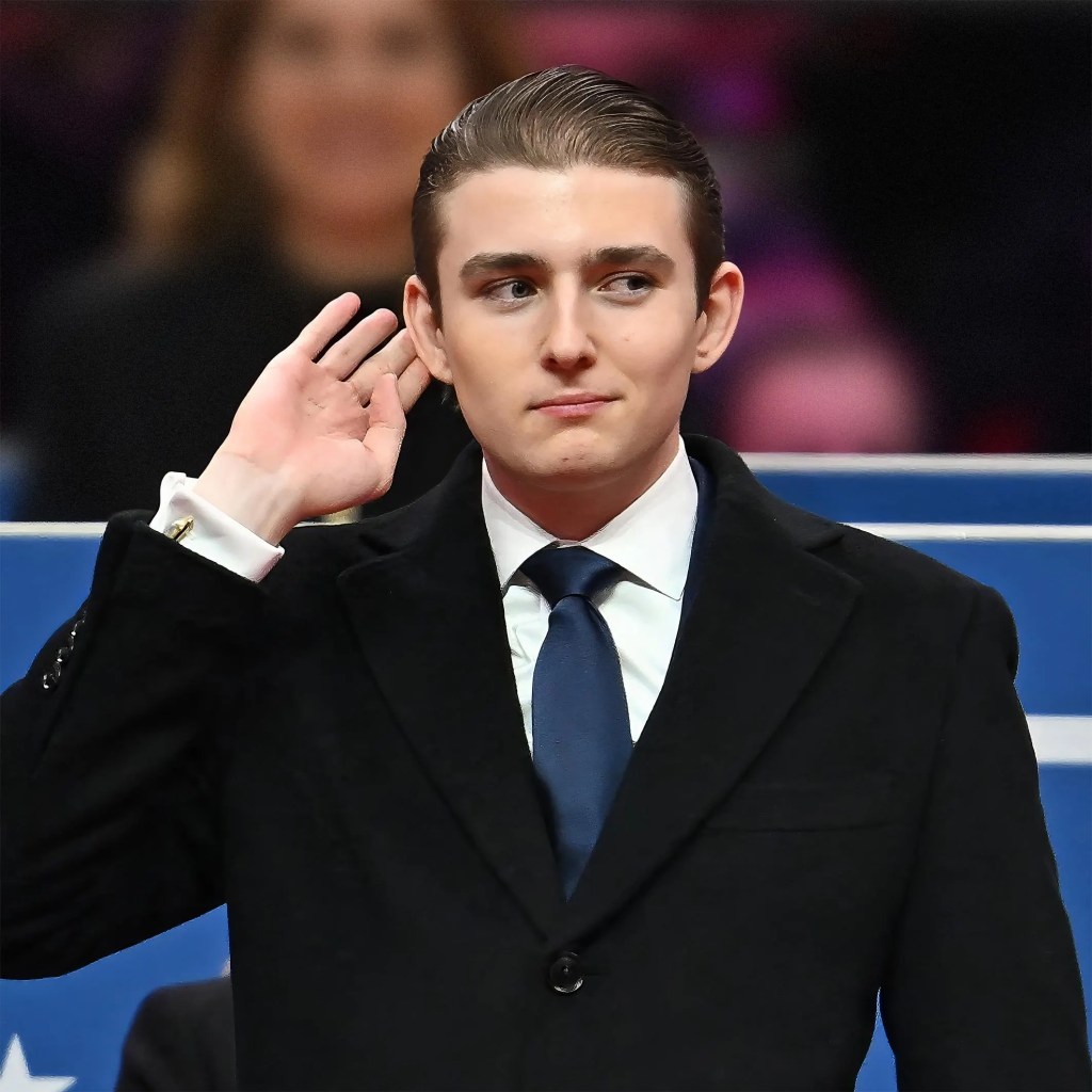 In a rare public appearance, Barron invited cheers at an inaugural event in January after being introduced by his father.