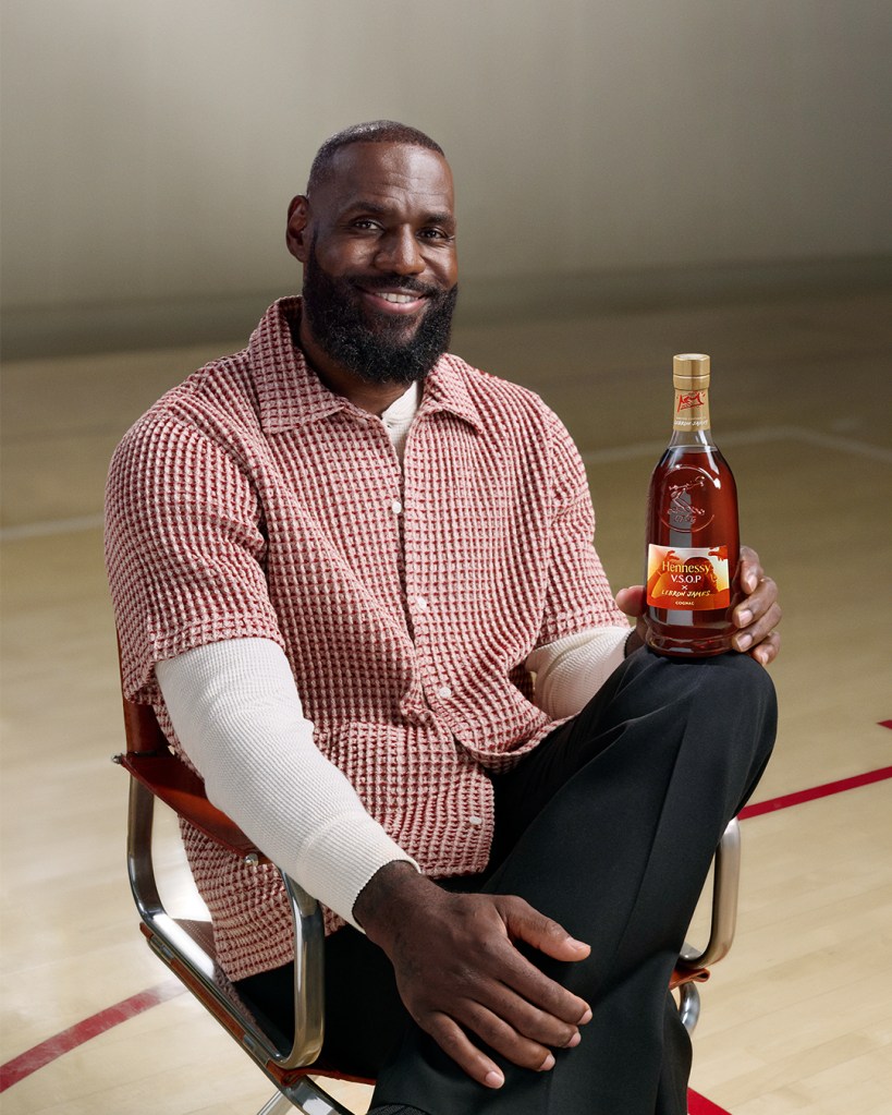Rest easy Lakers fans... it's not a retirement announcement. Image: Hennessy-x-LeBron-James-Bottle