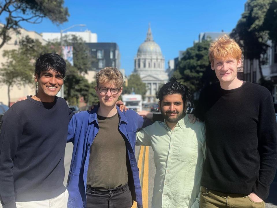 Cursor cofounders Aman Sanger, Arvid Lunnemark, Sualeh Asif and Michael Truell (left to right) met at MIT and decided to build Cursor, an AI coding tool that's now valued at $29.3 billion. The cofounders are newly minted billionaires thanks to its latest fundraise, according to Forbes estimates.