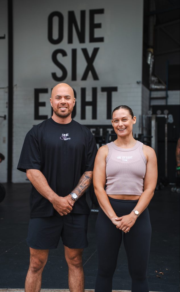 CrossFit168 owners Dean Weight and Lizzy Pugh. Image: Supplied