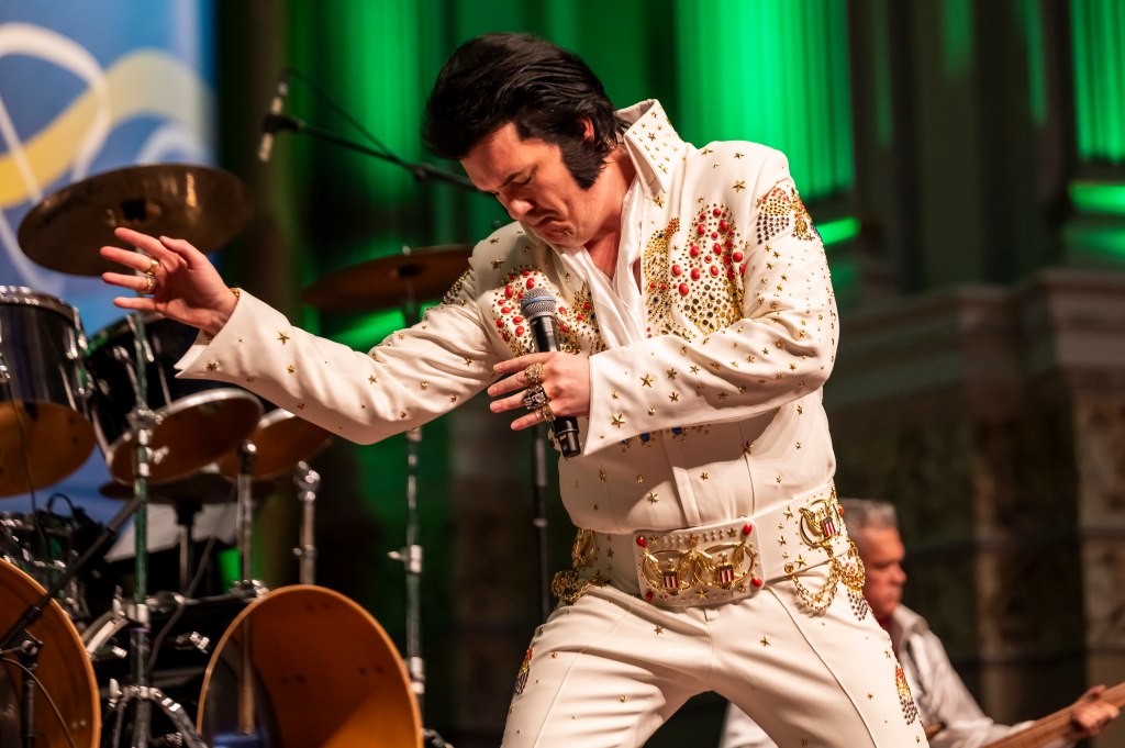 Elvis Tribute artist Tristan James Parkes Elvis Festival