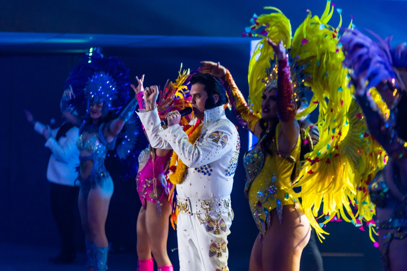 Elvis tribute artist Tristan James