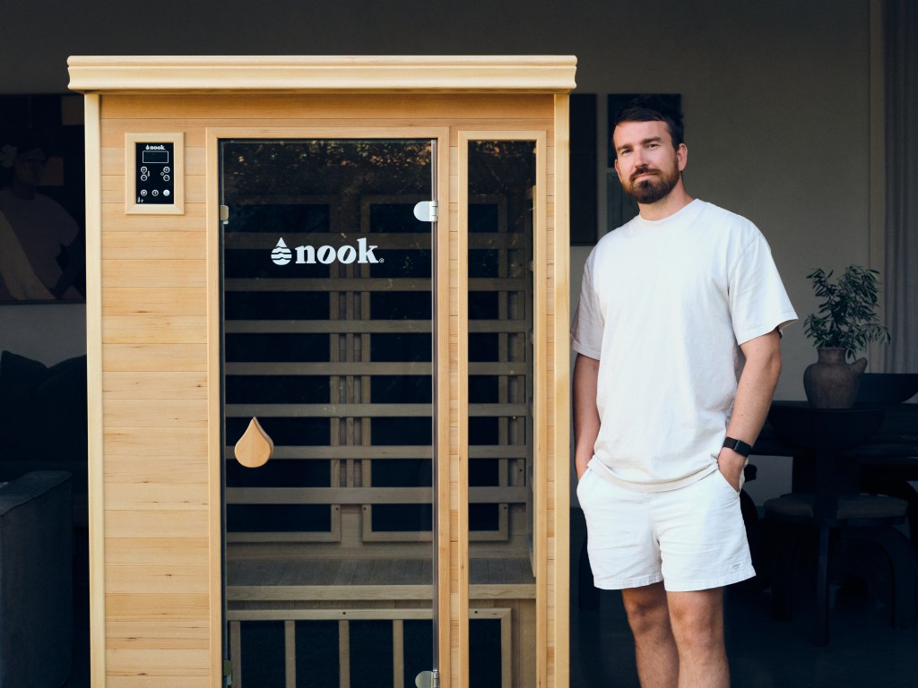 James Billingham was a regular sauna user before founding Nook Saunas