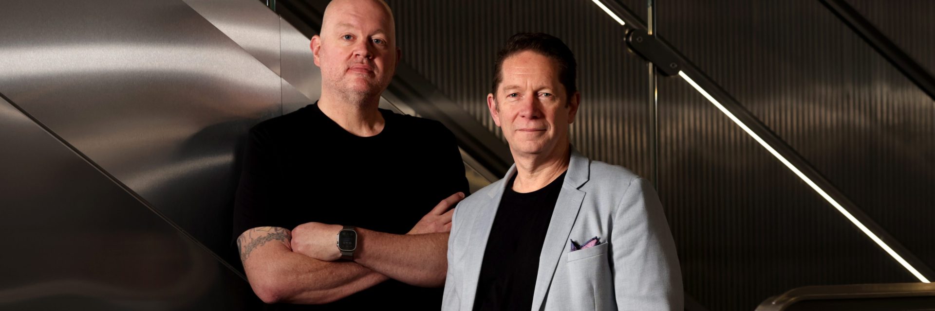 Sovereign Australia AI founders Simon Kriss and Troy Nielson