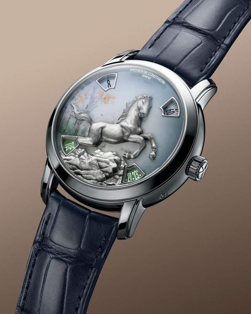 Legend of the Chinese Zodiac Year of the Horse watch in platinum. Vacheron Constantin