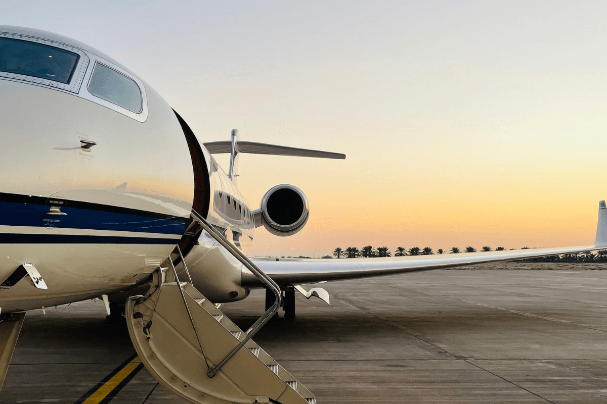 Private Jet Prices Soar For Wealthy Tourists Desperate To Leave Dubai. Image: Getty