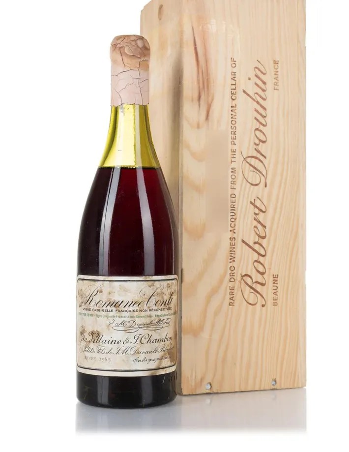 This bottle of 1945 French wine just sold for $1.4 million—shattering wine auction records