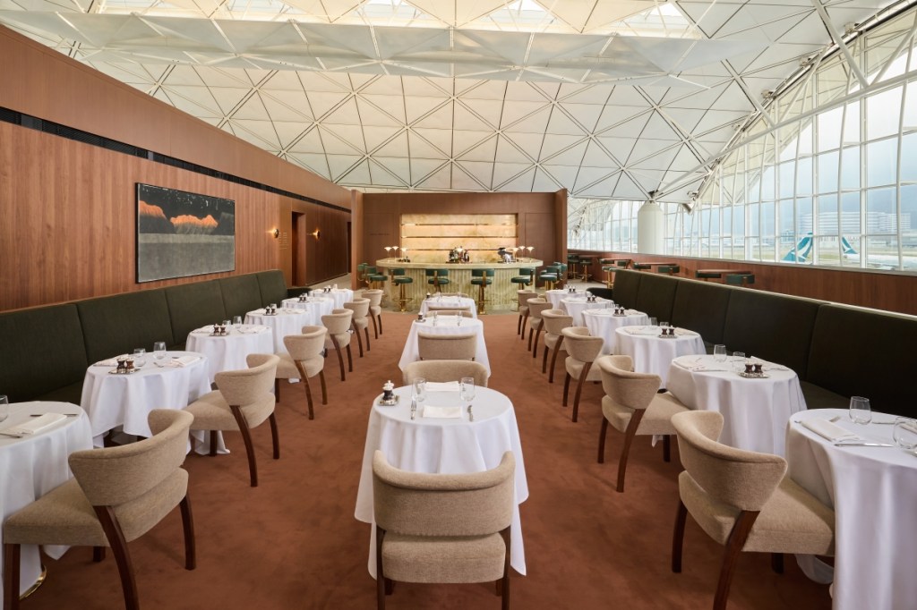 Cathay Pacific The Wing first class lounge