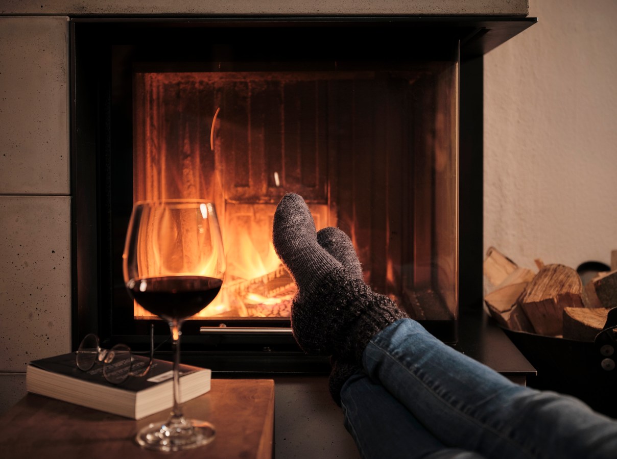 Winter red wine