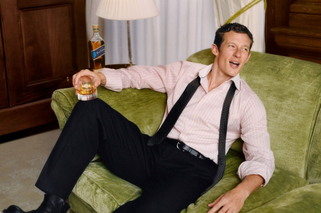 Callum Turner Johnnie Walker Blue Label