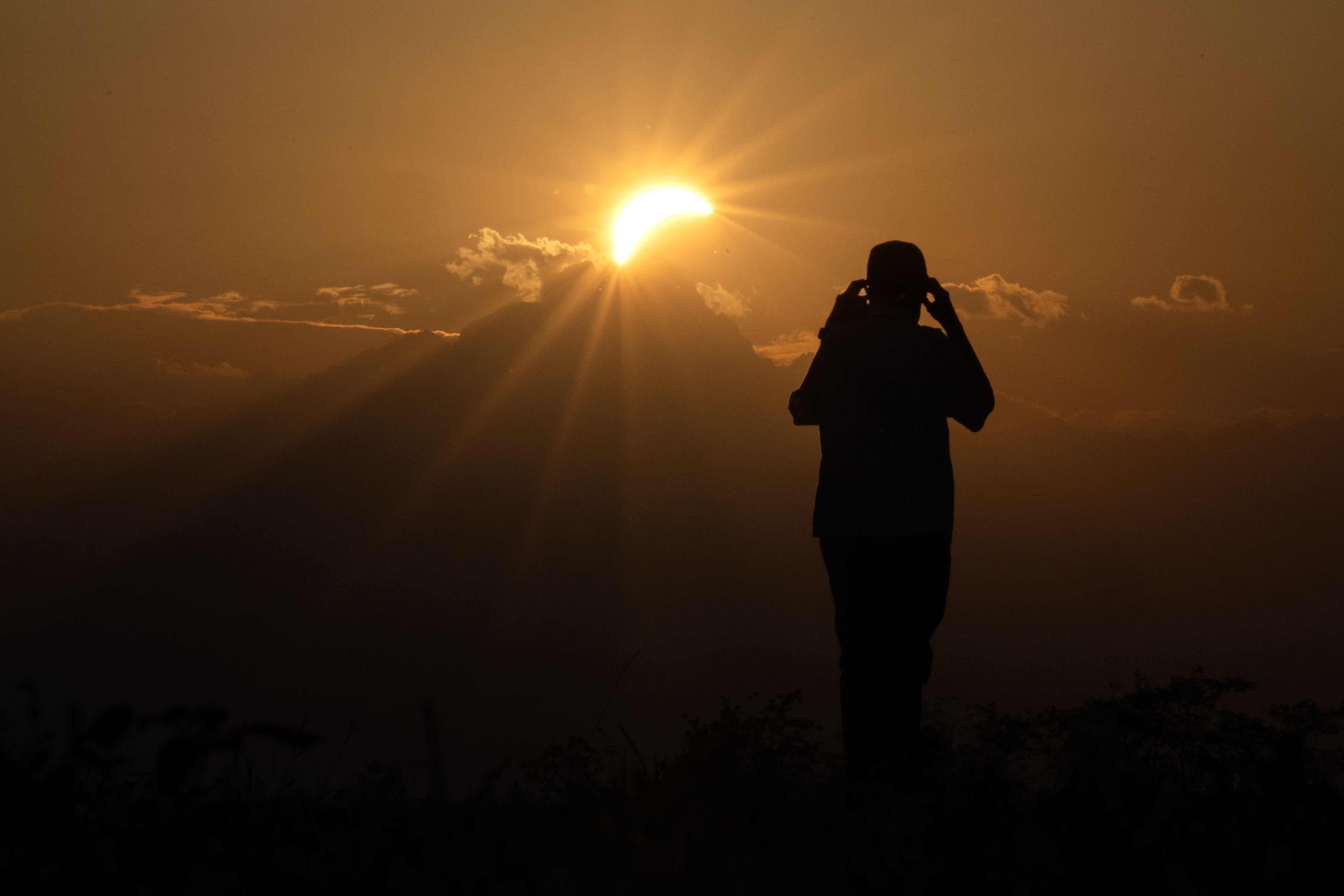 In photos: The solar eclipse visible from Europe for the first time in 27 years
