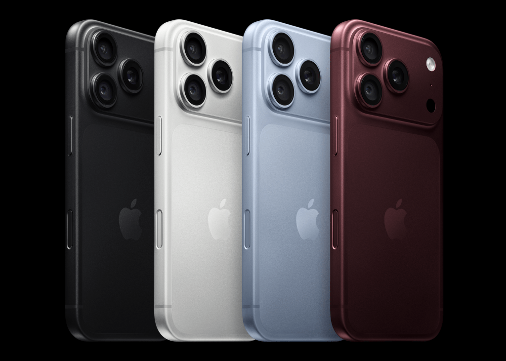 The new iPhone 18 pro lineup. Image: Apple